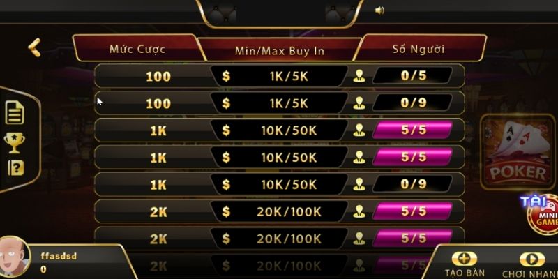 Tìm hiểu về game poker online cho người mới